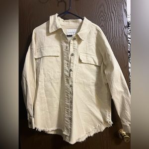 Cream color button up